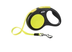 Flexi New Comfort Classic Retractable Dog Leash - Neon - Small - 10 Feet