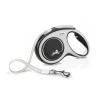 Flexi New Comfort Tape Rectractable Dog Leash - 55 Lbs - Gray - Medium - 16 Feet