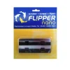 Flipper Cleaner Stainless Steel Replacement Blades for Glass Aquariums - Black - Nano, 2 Pack
