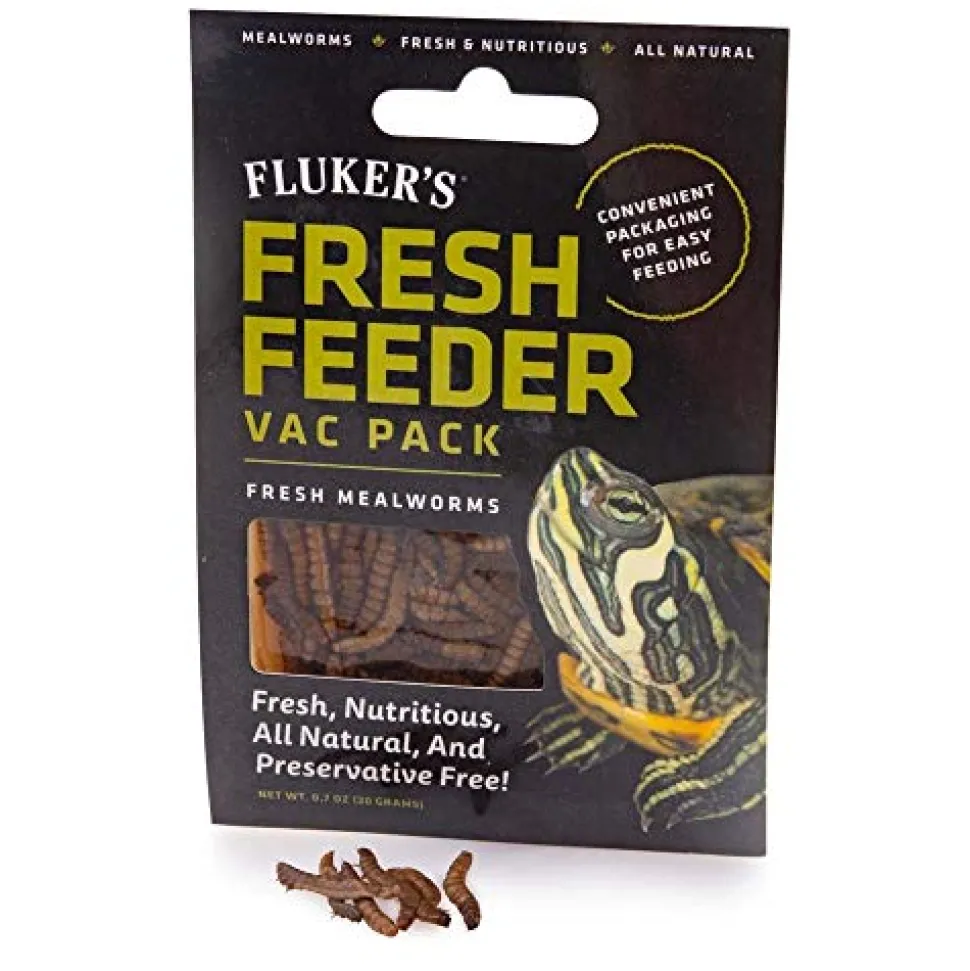 Fluker's Fresh Feeder Vac Pack - Fresh Mealworms - 0.7 oz