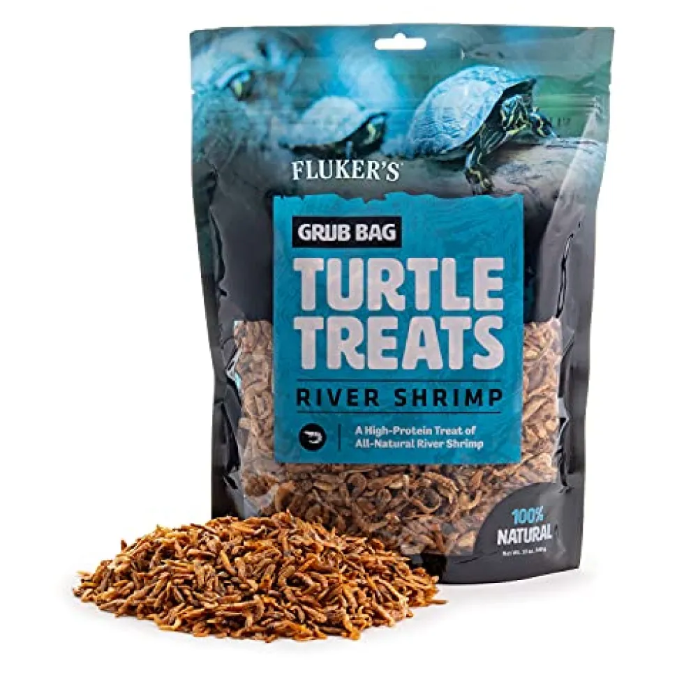 Fluker's Grub Bag Turtle Treats - River Shrimp - 12 oz