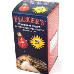 Fluker's Red Heat Bulb - 100 W