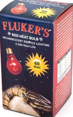 Fluker's Red Heat Bulb - 60 W