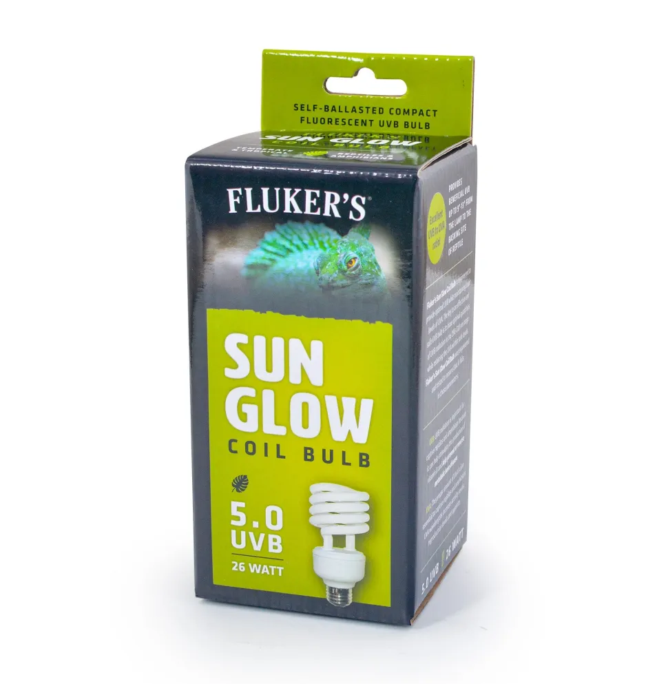 Fluker's Sun Glow Coil Bulb - Tropical - 26 W
