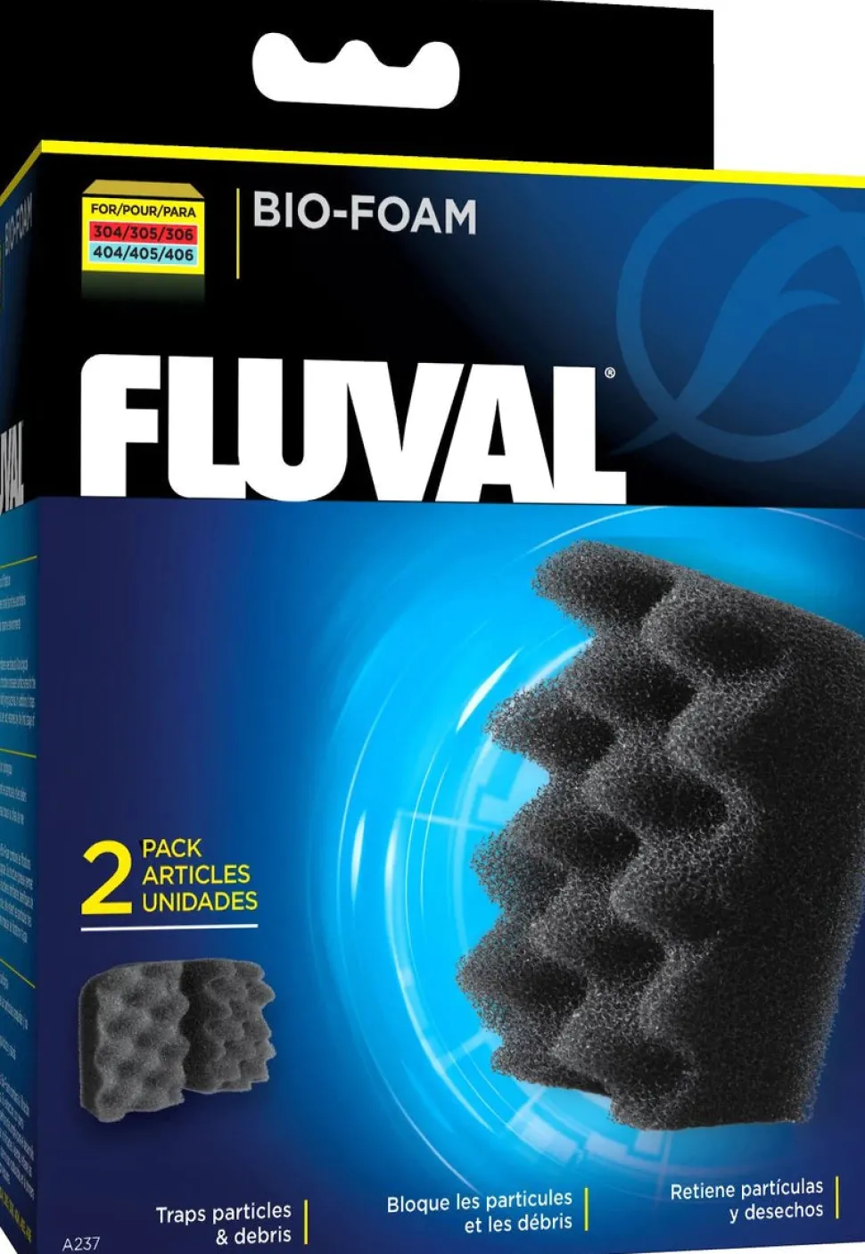 Fluval Bio-Foam for Fluval 306/406 - 2 pk