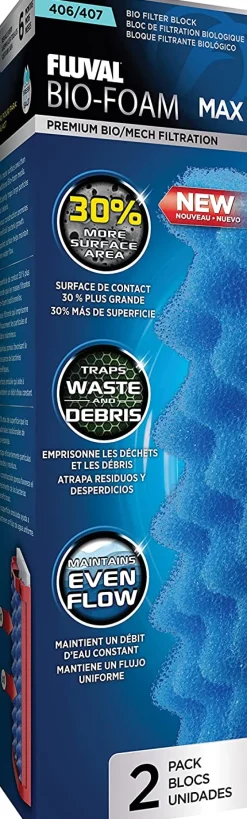 Fluval Bio-Foam Max 406/407 - 2 pk