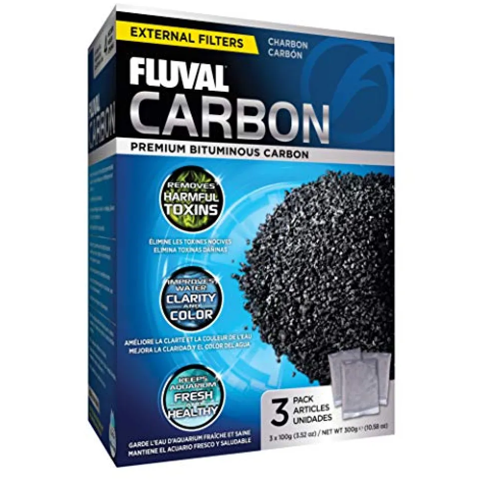 Fluval Carbon Filter Insert - 100 g - 3 pk