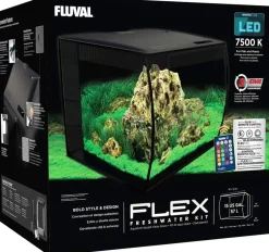 Fluval Flex Freshwater Kit - Black - 15 gal