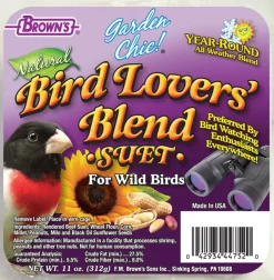 F.M. Brown's Bird Lovers Blend Suet Suet Cakes Bird Food - 11 oz