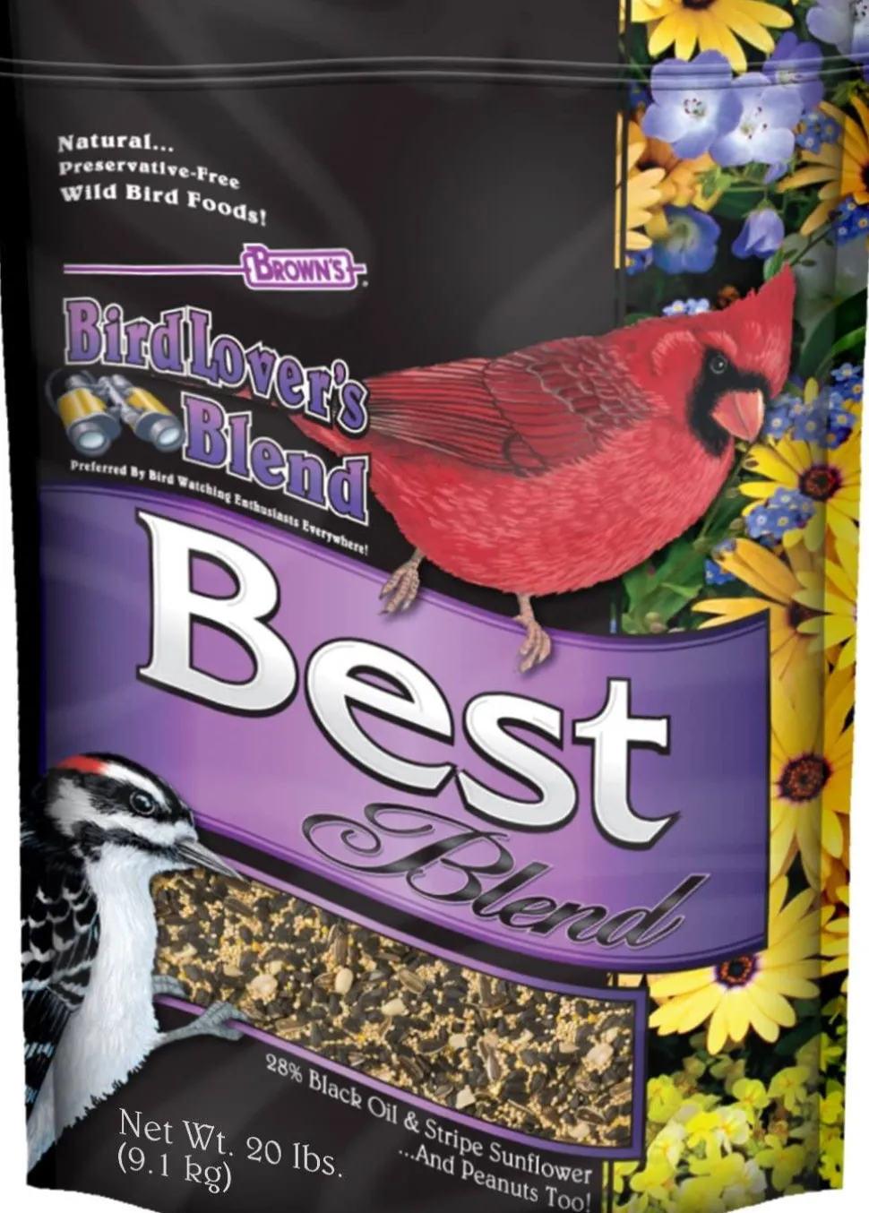 F.M. Brown's Birdluver's Best Blend Bird Food - 20 lb Bag