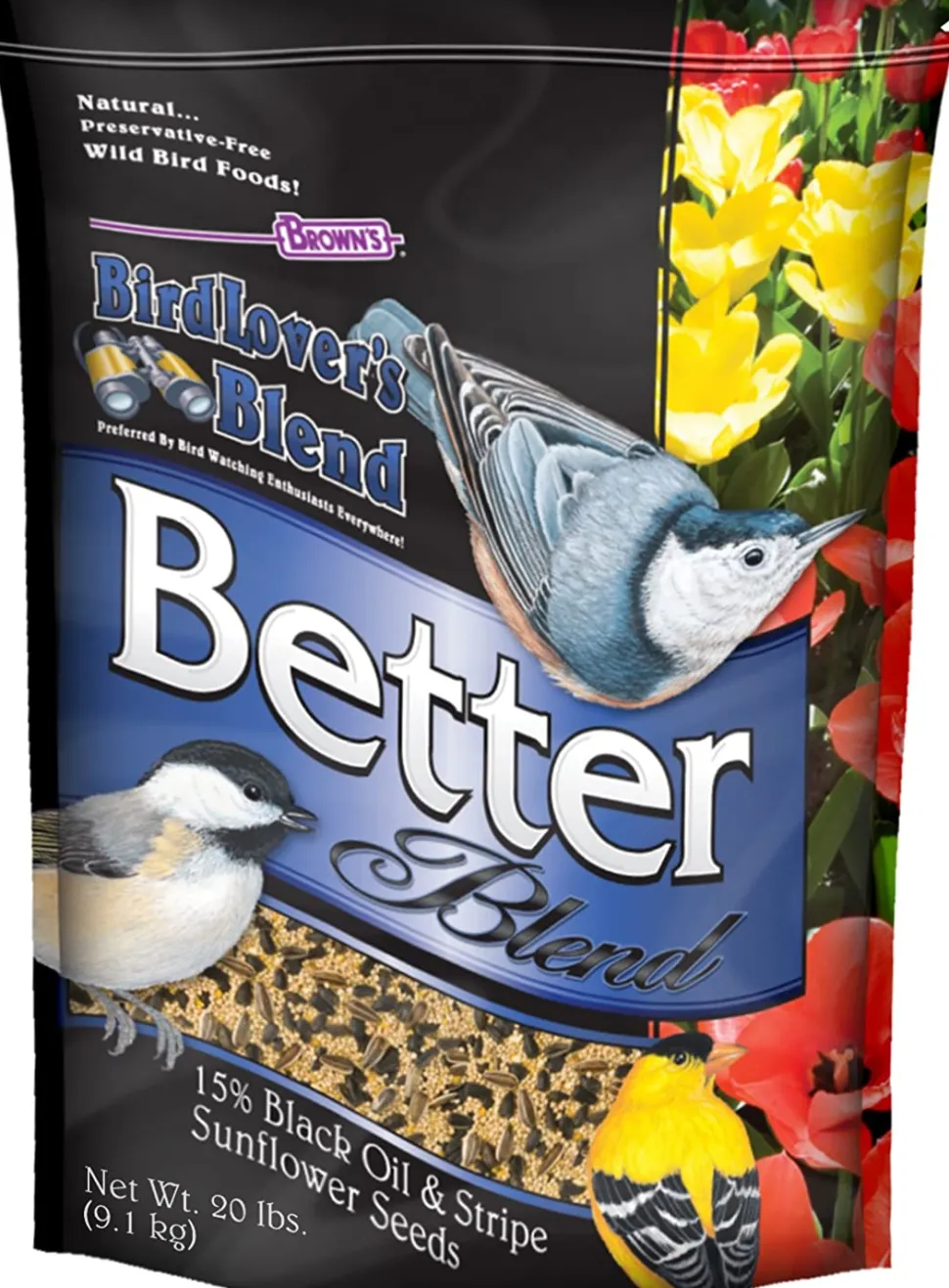 F.M. Brown's Birdluver's Better Blend Bird Food - 20 lb Bag