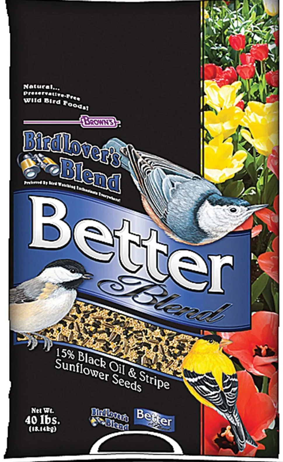 F.M. Brown's Birdluver's Better Blend Bird Food - 40 lb Bag
