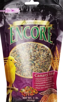F.M. Brown's Encore Premium Canary Bird Food - 1 lb Bag