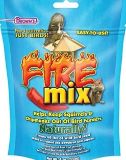 F.M. Brown's Fire Mix with Crushed Cayenne and Powder Bird Food - 4 oz