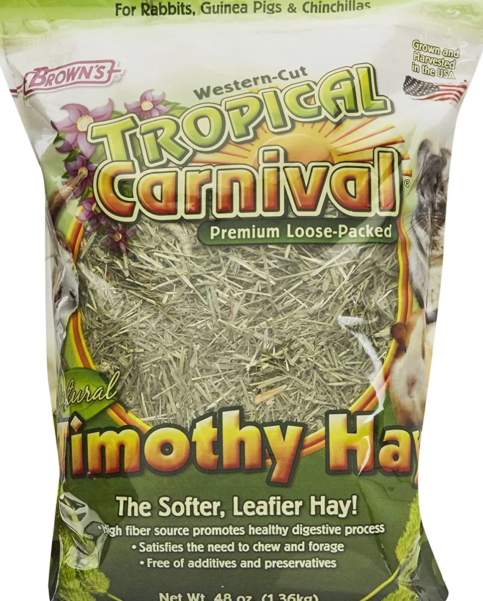 F.M. Brown's Natural Timothy Hay Small Animal Bedding - 48 oz