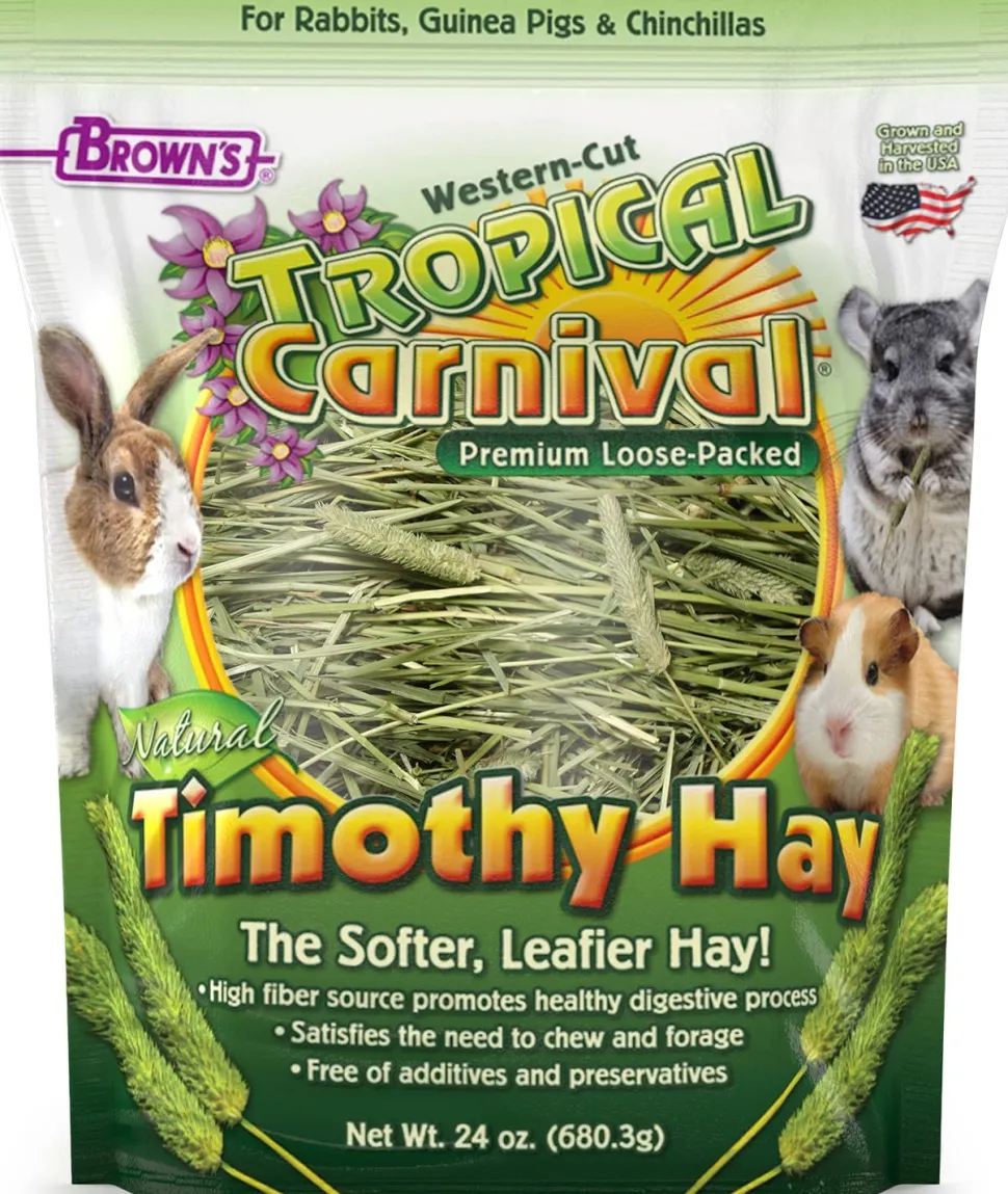 F.M. Brown's Natural Timothy Hay Small Animal Bedding - 24 oz