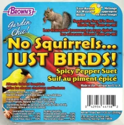 F.M. Brown's No Squirrels..Just Birds Suet Suet Cakes Bird Food - 11.5 oz