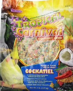F.M. Brown's Tropical Carnival Cockatiel Bird Food - 5 lb Bag