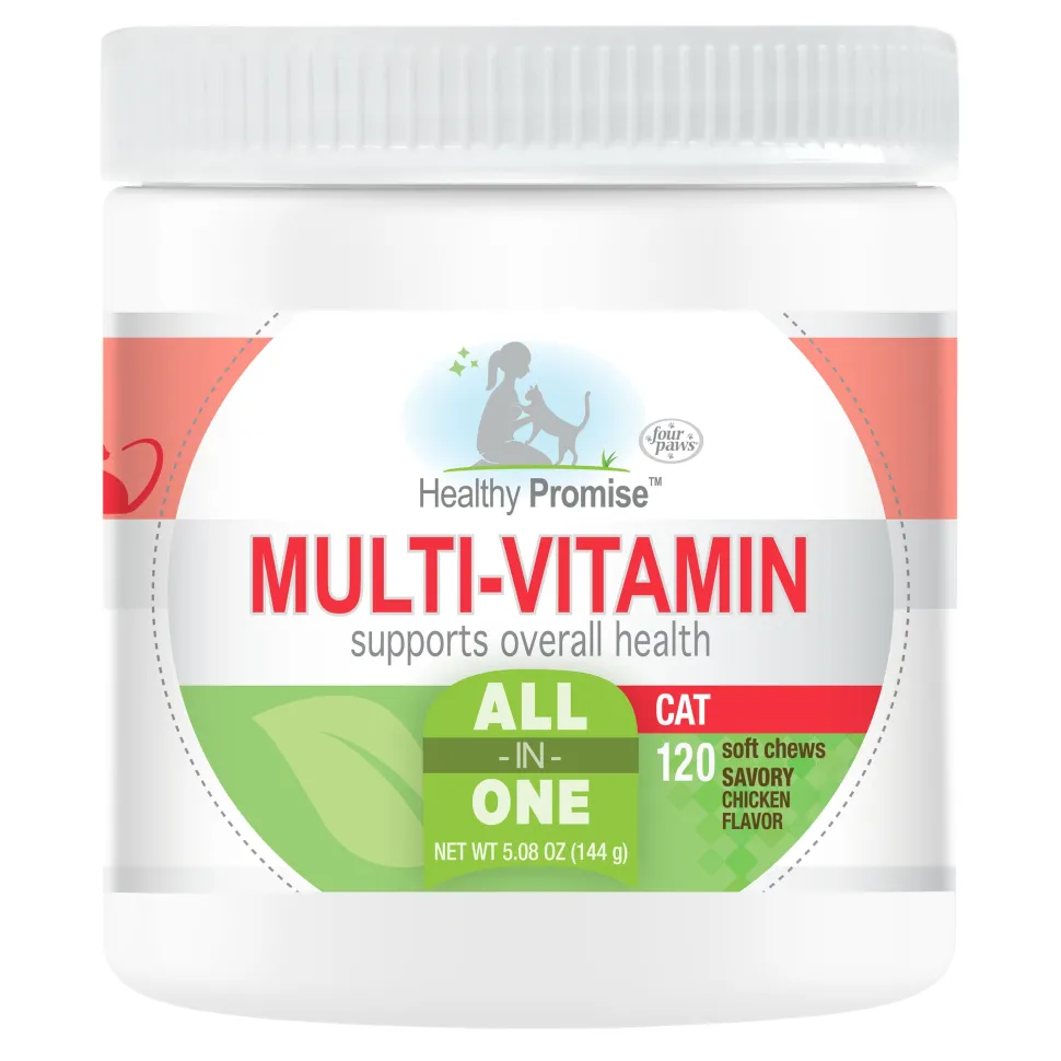 Four Paws Healthy Promise Cat Multivitamin Soft Chews Multivitamin - 120 Count