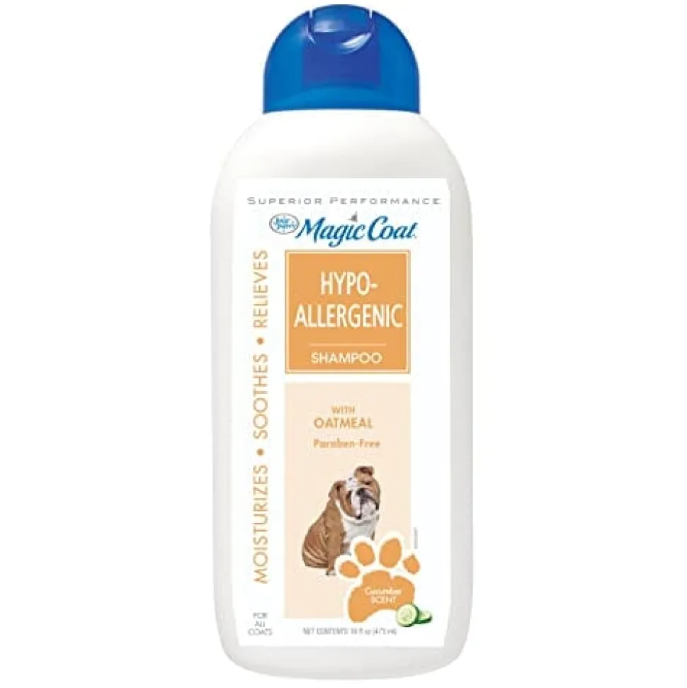 Four Paws Magic Coat Hypo-Allergenic Dog Shampoo - Oatmeal/Cucumbe - 16 Oz
