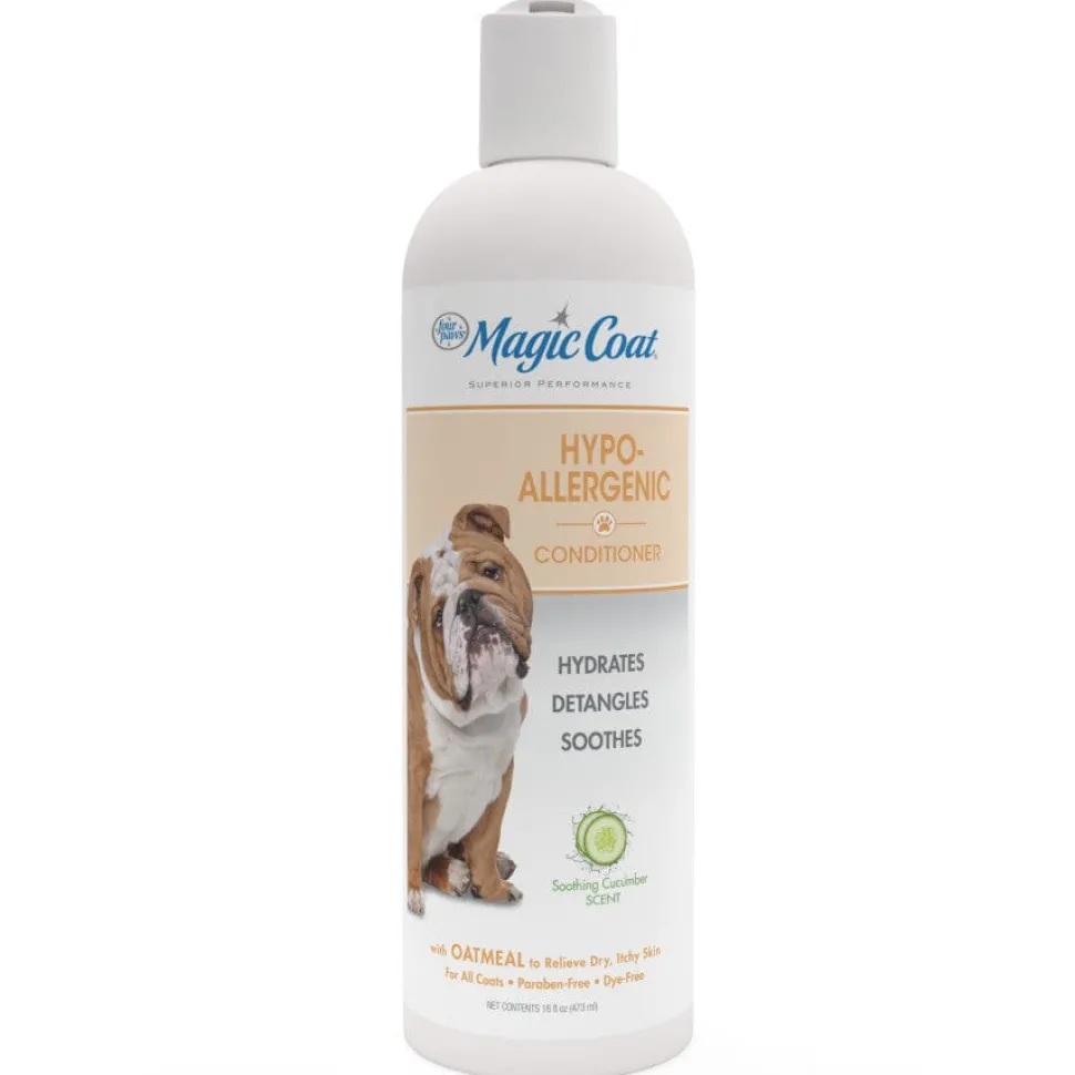 Four Paws Magic Coat Hypo-Allergenic pet Conditioner - Oatmeal/Cucumbe - 16 Oz