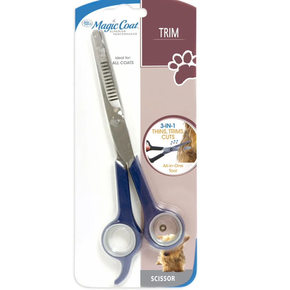 Four Paws Magic Coat 3-in-1 Grooming Scissors for Dogs - One Size
