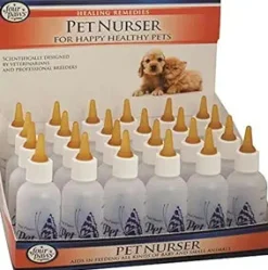 Four Paws Pet Nurser Bottle Display Dog Milk Replacers - 2 Oz - 24 Count