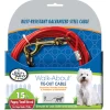 Four Paws Puppy Dog Tie Out Cable Red - Puppy (15 ft)