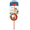 Four Paws Roam About Dog Tie Out Stake with Cable Red - 25 ft