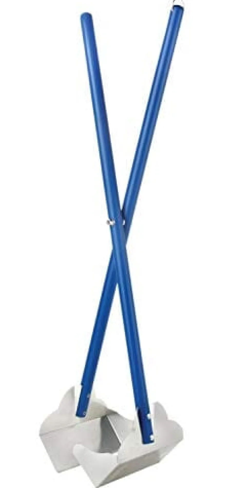 Four Paws Sanitary Pooper Scooper Plain Scoop Dog Waste Pick Up - Blue