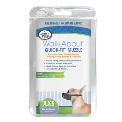 Four Paws Walk-About Quick-Fit Dog Muzzle - 0 - XXS
