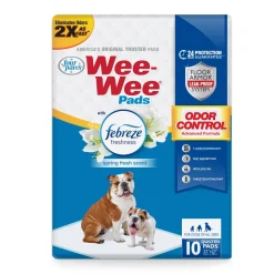 Four Paws Wee-Wee Odor Control with Febreze Freshness Pads Febreze Freshness - 10 Count