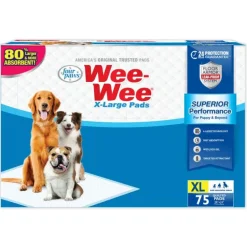 Four Paws Wee-Wee Superior Performance Dog Pads - Extra Large - 75 Count