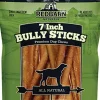 Frankly Pet Chicken Beefy Dog Bully Sticks Display - 7 Inch - 24 Pack