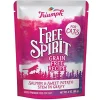 Free Spirit Grain-Free Cat Pouch Canned Cat Food - Salmon and Sweet Potato - 3 Oz - Case of 24
