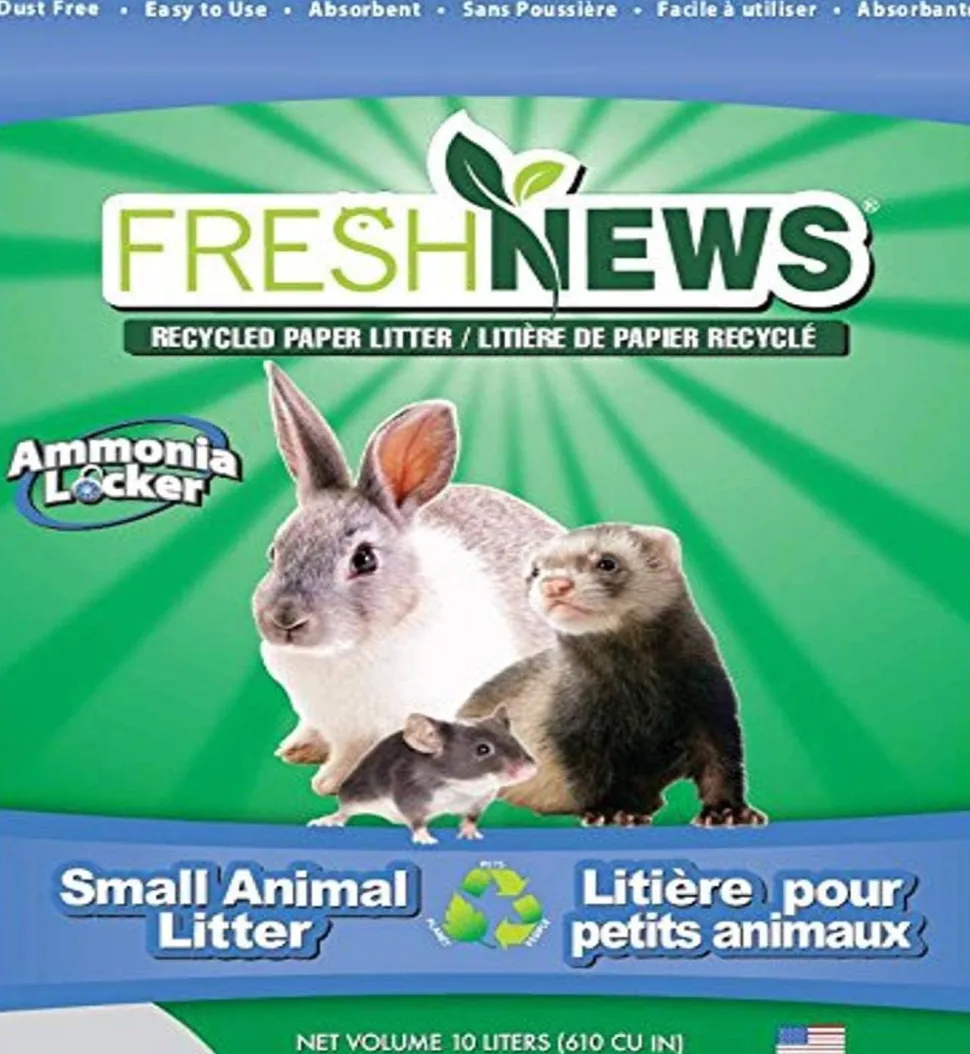 Fresh News Small Animal Litter Cat Litter - 5.3 Lbs - Case of 6