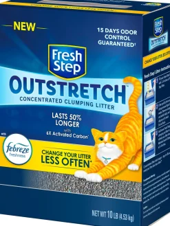 Fresh Step Outstretch Clumping Cat Litter - 10 Lbs - 3 Pack