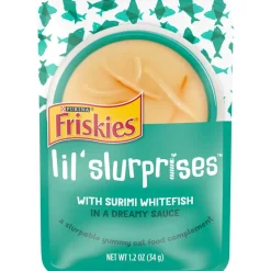 Friskies Lil Slurprises With Surimi Whitefish Cat Food Compliment