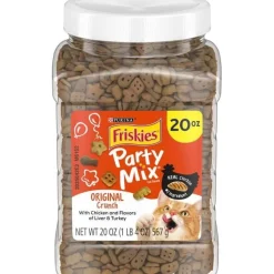 Friskies Party Mix Crunch Original Chicken, Liver and Turkey Cat Treats