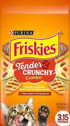 Friskies Tender and Crunchy Combo Dry Cat Food