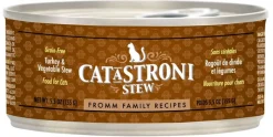 FROMM CatStroni Turkey and Vegetable Stew Canned Cat Food - 5.5 Oz - Case of 12