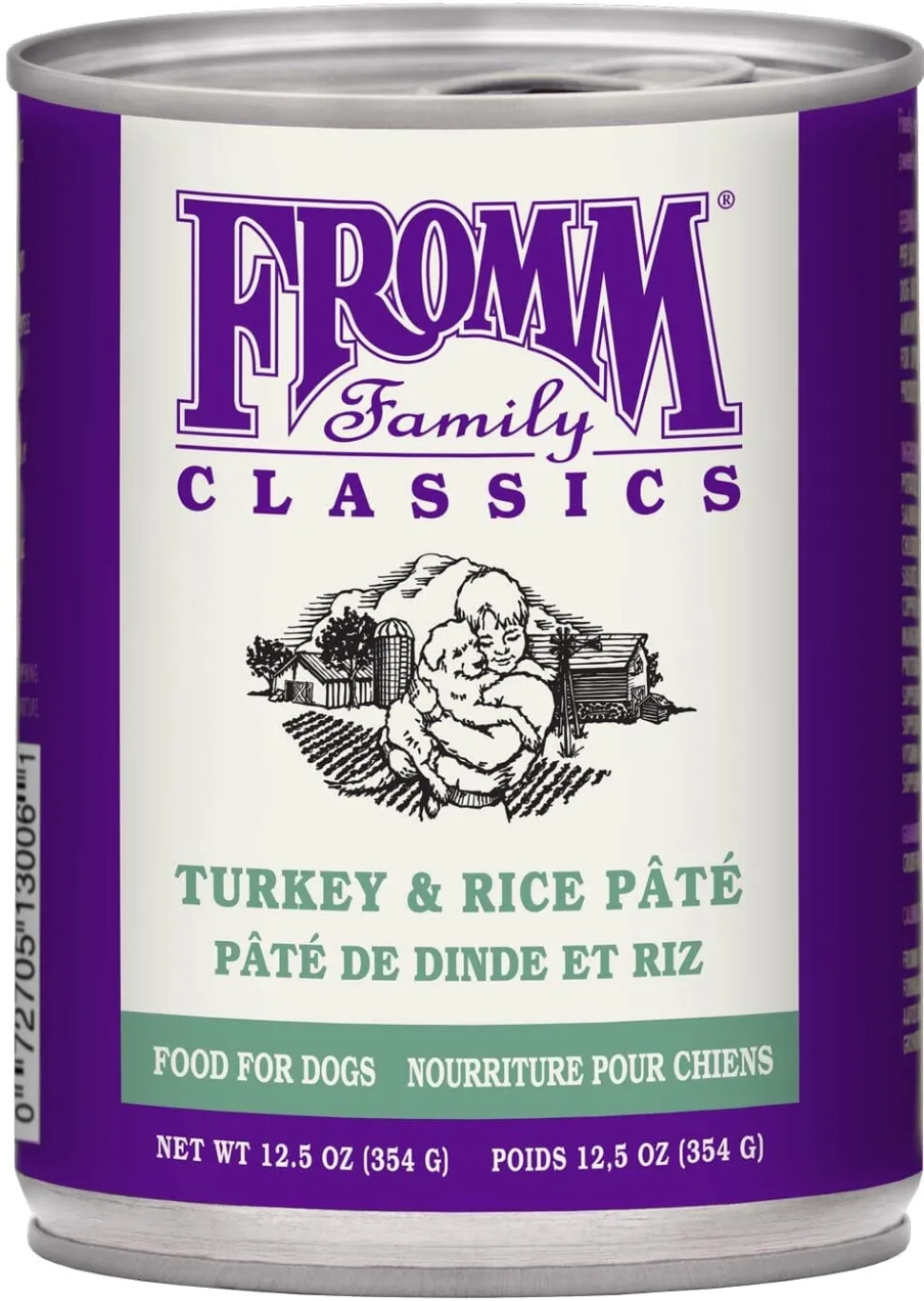 FROMM Classic Turkey and Rice Pate Canned Dog Food - 12.5 Oz - Case of 12