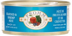FROMM Four-Star Nutritionals Seafood and Shrimp Canned Cat Food - 5.5 Oz - Case of 12