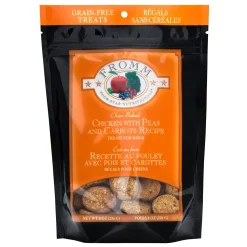 FROMM Four-Star Nutritionals Grain-Free Chicken Carrot and Peas Baked Dog Treats - 8 Oz