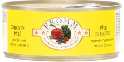 FROMM Four-Star Nutritionals Chicken Pate Canned Cat Food - 5.5 Oz - Case of 12