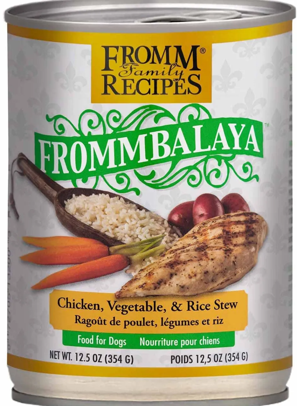 FROMM Frommbalaya Chicken Vegetable and Rice Canned Dog Food - 12.5 Oz - Case of 12