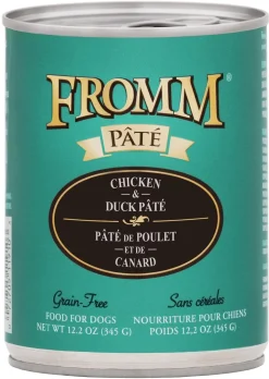 FROMM Gold Chicken and Duck Pate Canned Dog Food - 12.2 Oz - Case of 12