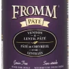 FROMM Gold Grain-Free Venison and Lentils Pate Canned Dog Food - 12.2 Oz - Case of 12