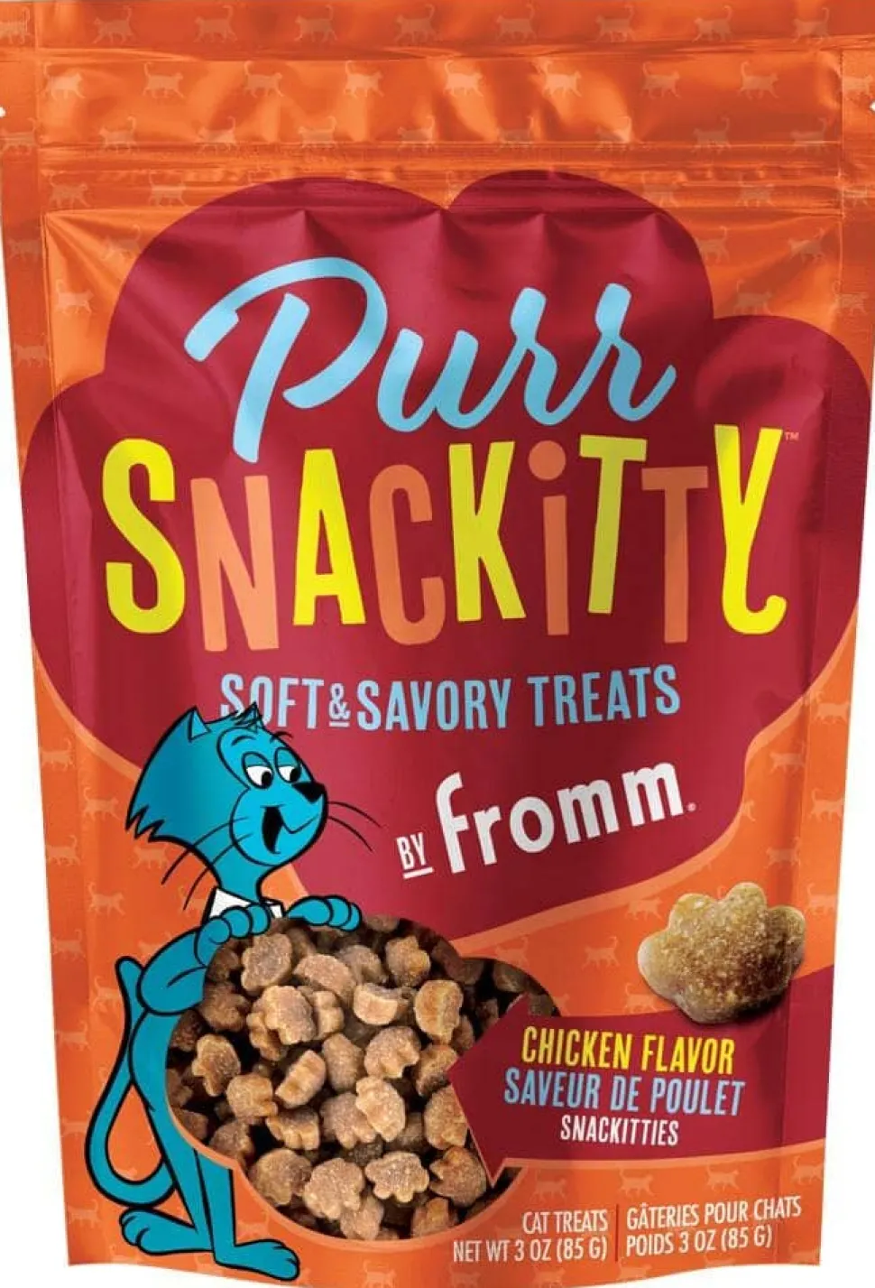 FROMM Snackitties Purr Chicken Soft and Chewy Cat Treats - 3 Oz