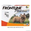 Frontline Plus Flea and Tick for Dogs - 1 - 22 Lbs - 6 Pack